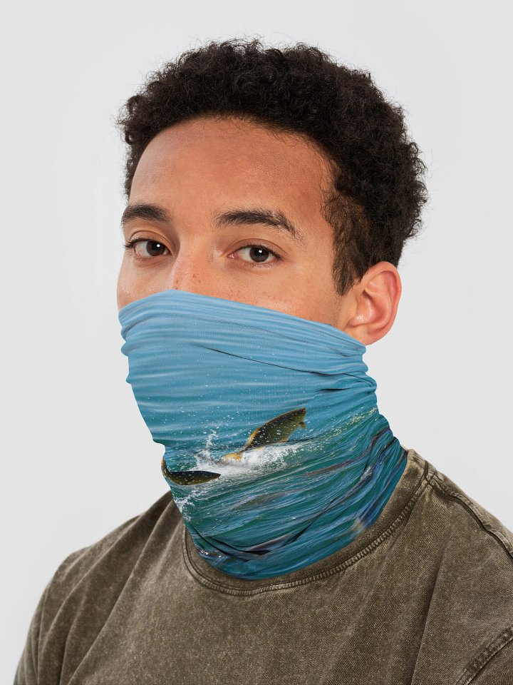 Jumping Fish All-Over Print Neck Gaiter product image (2)