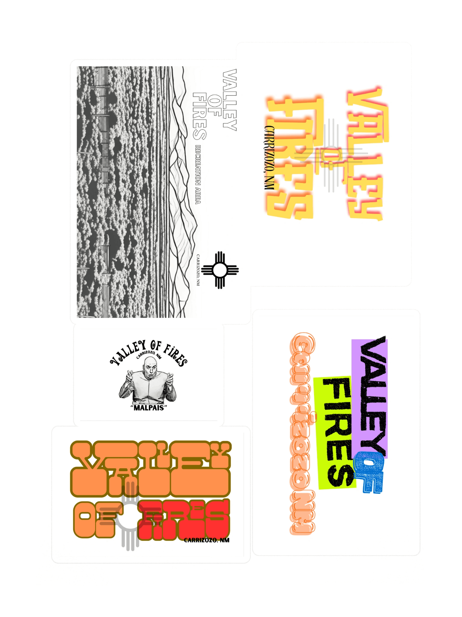 Valley of Fires Logo Sticker Sheet product image (3)