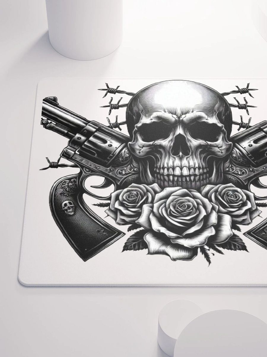 Skull and Roses Gaming Mouse Pad product image (10)