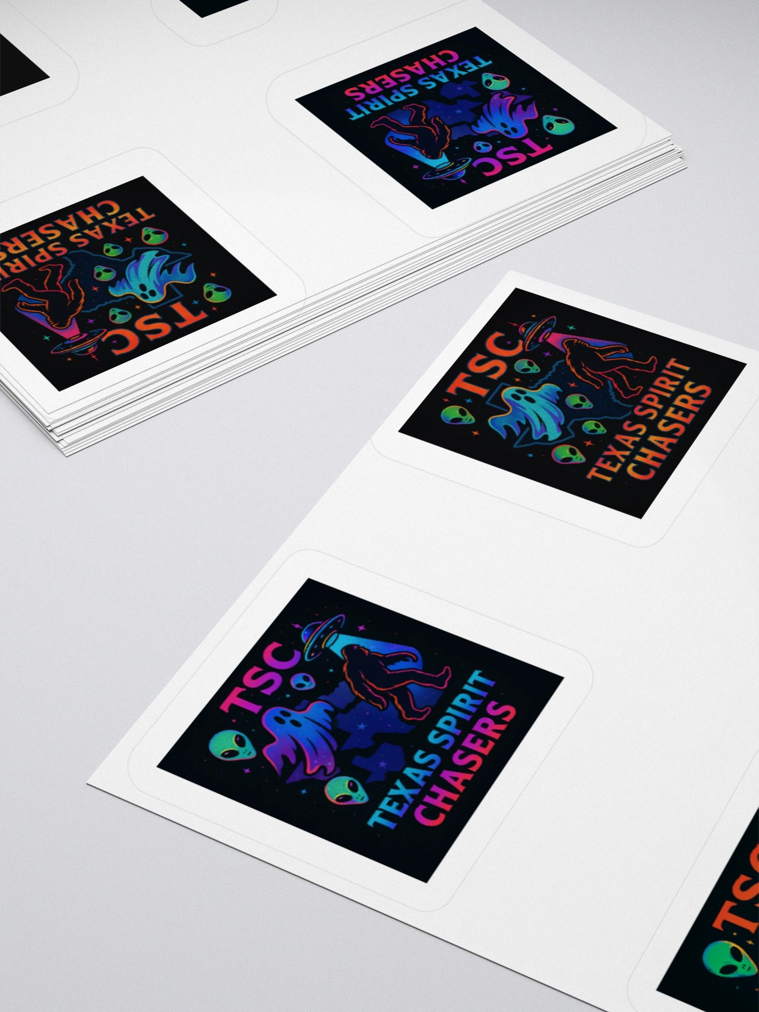 Neon Texas Spirit Chasers Sticker Pack product image (12)