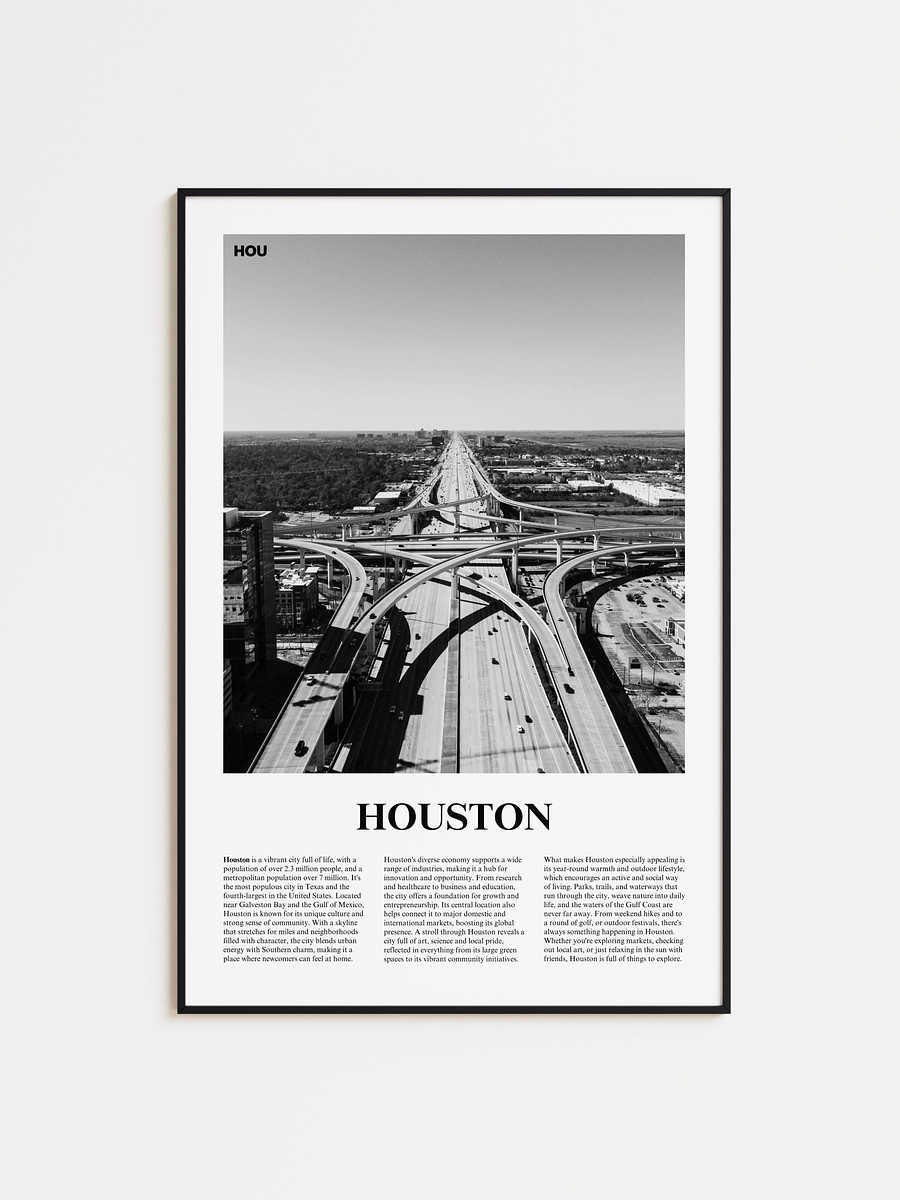 Houston 02 Newspaper Poster product image (1)