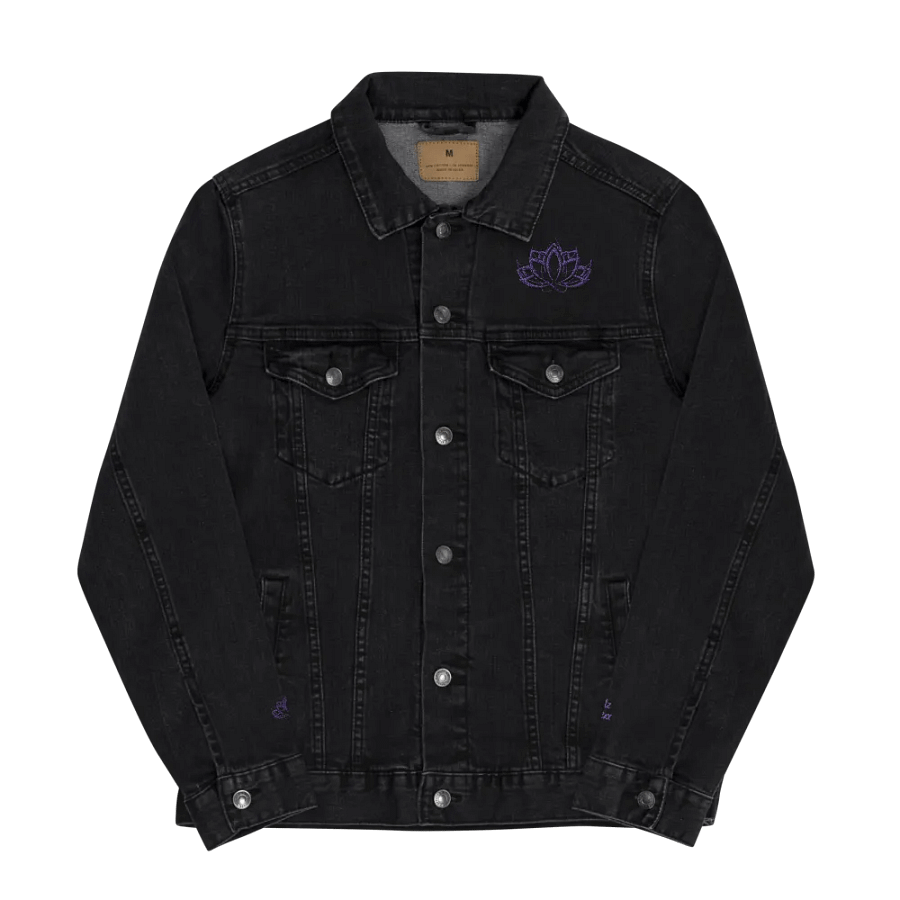 Flexxfinity Lotus Embroidered Denim Jacket product image (2)