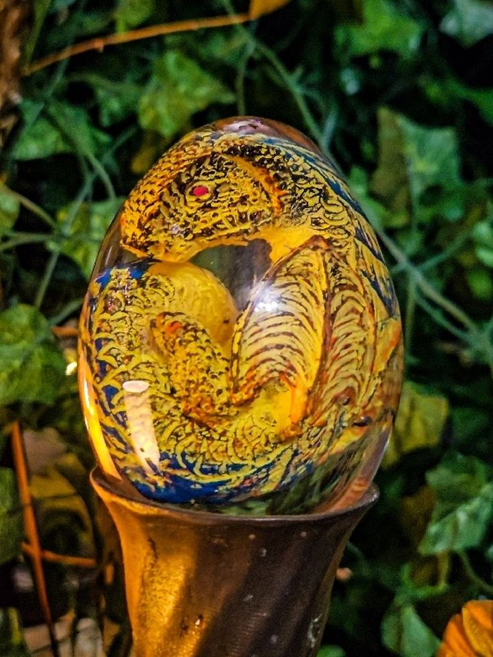 The Armored Kingdom Luminous Lightning Yellow Dragon Egg product image (1)