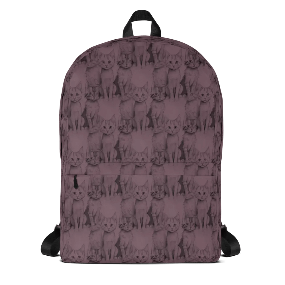 Feline Fusion All-Over Print Backpack product image (2)