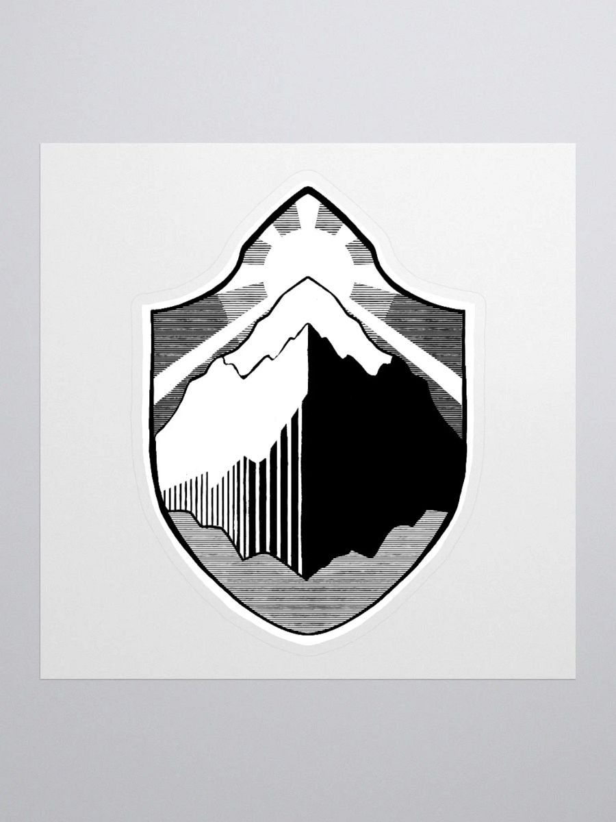 Orc Sworn Black & White Symbol Sticker product image (1)