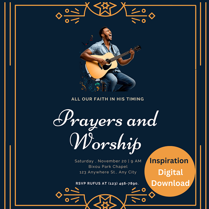 Praise and Worship Clipart Bundle product image (2)