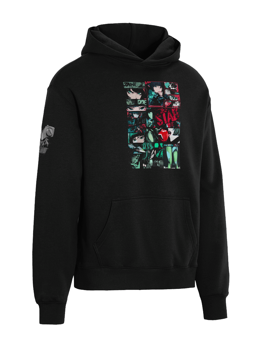 Premium Oversized Heavyweight Jane Doe "STAB!" Design Hoodie Zenless Zone Zero product image (4)