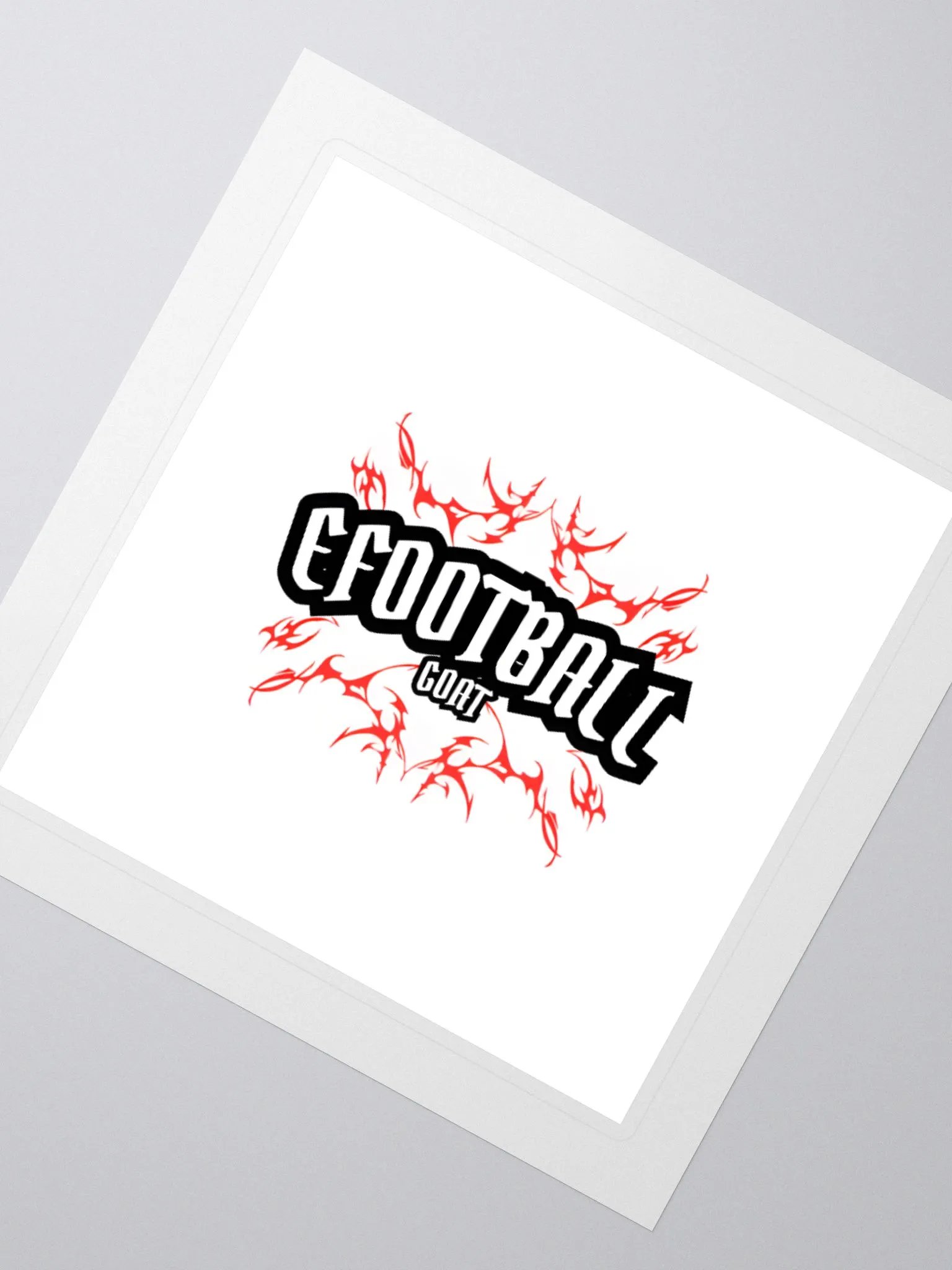 Flaming GOAT Kiss Cut Stickers product image (5)