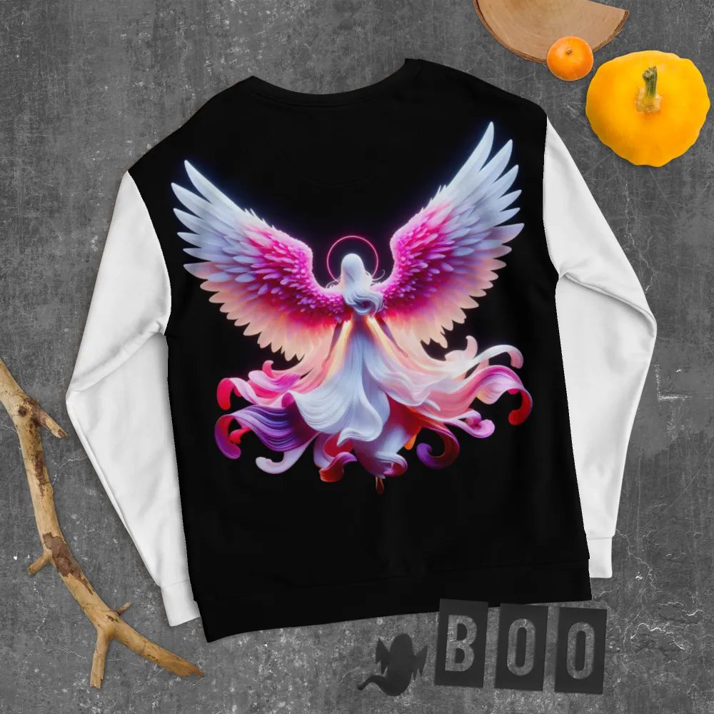 Angel and Cross - All-Over Unisex Sweatshirt #8 product image (8)