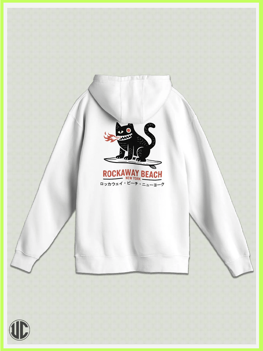 UnkoCon – Rockaway Beach NY Surfer Pullover Hoodie product image (1)