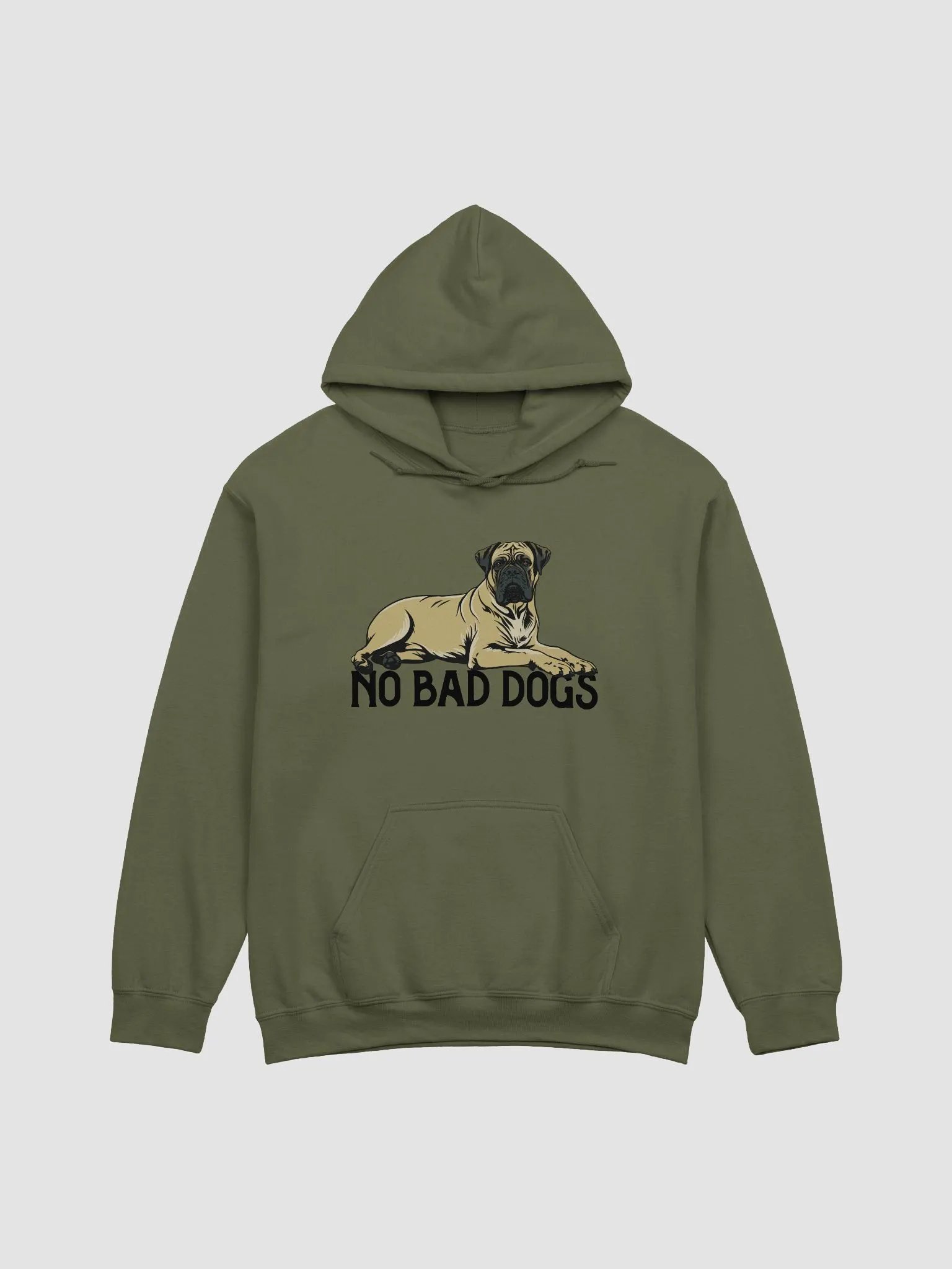No Bad Dogs Hooded Sweatshirt of a Bullmastiff | Funny Hoodie for Bullmastiff Owners product image (16)