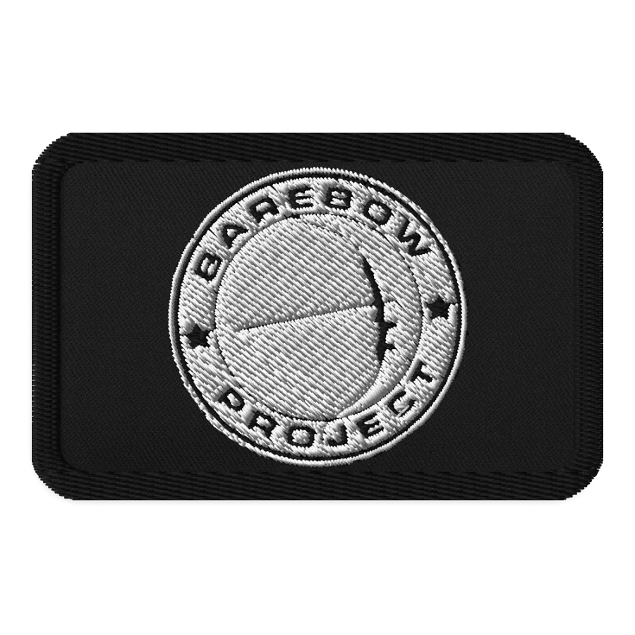 White BBP Logo Patch product image (1)