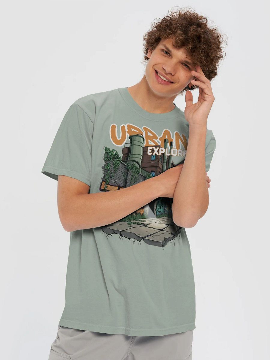 Urban Explorer Abandoned Factory Graffiti T-shirt product image (58)