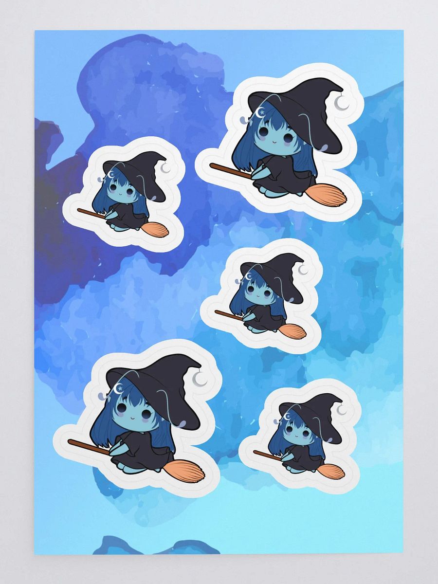 Witch Starry Chibi Sticker Sheet product image (3)