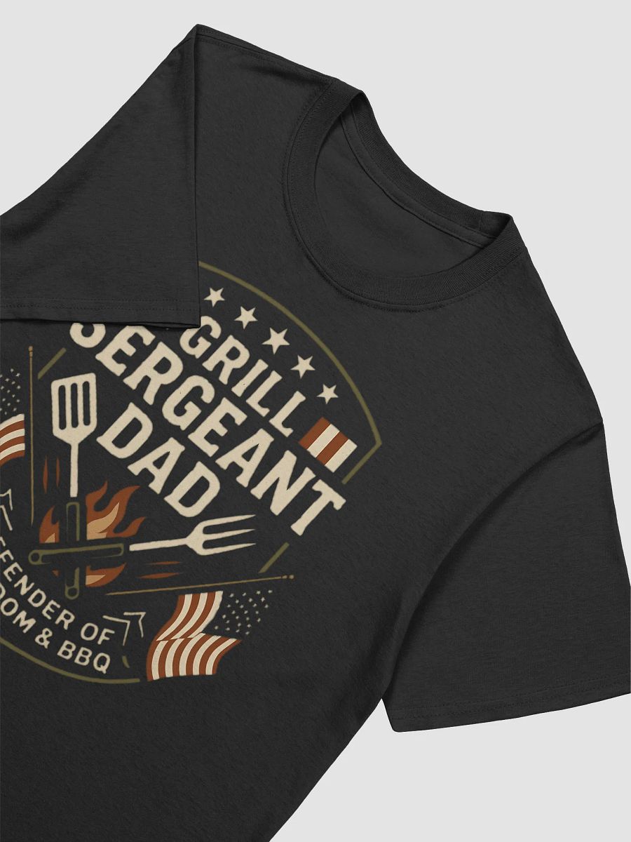 Grill Sergeant Dad T-Shirt - Patriotic BBQ & Freedom Defender Gift product image (7)
