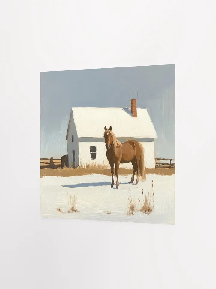Modern Farmhouse: Brown Horse IV Art Print product image (7)