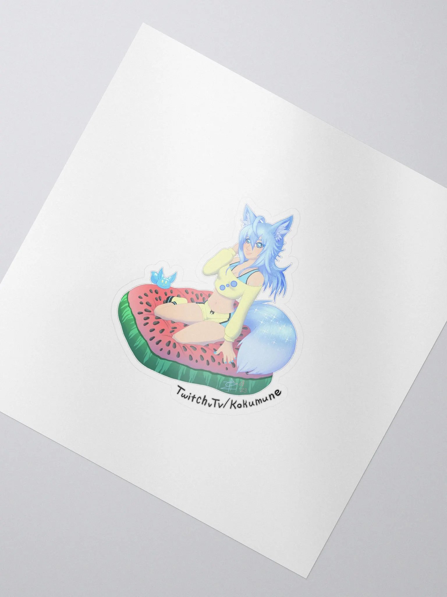 Kokumune Watermelon Chillin Sticker product image (2)