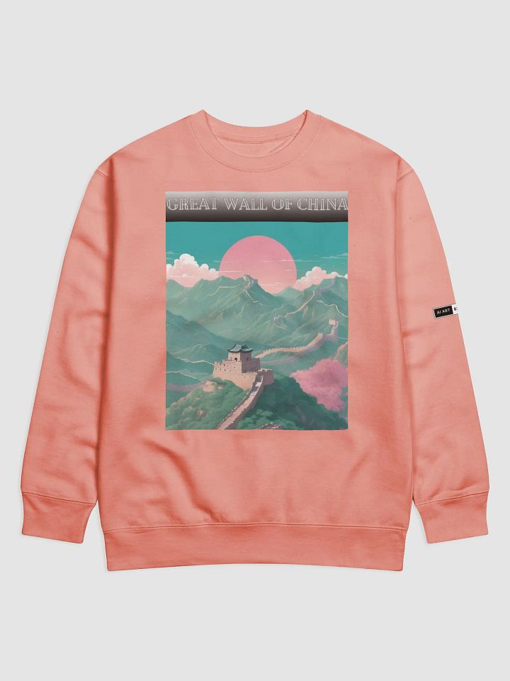 "GREAT WALL OF CHINA" premium cotton sweatshirt product image (1)