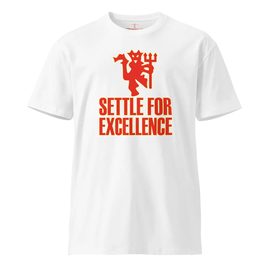 Manchester United - Settle For Excellence - Unisex Premium T-Shirt product image (9)