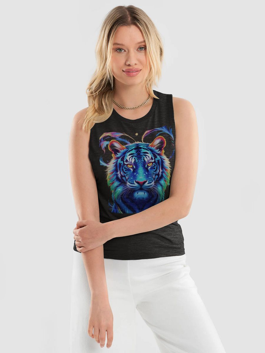 Mystical Tiger Neon Women's Muscle Tank Bella+Canvas (Women's) product image (9)