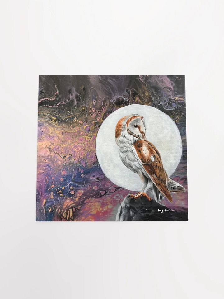 Owl in the Moon Print product image (2)
