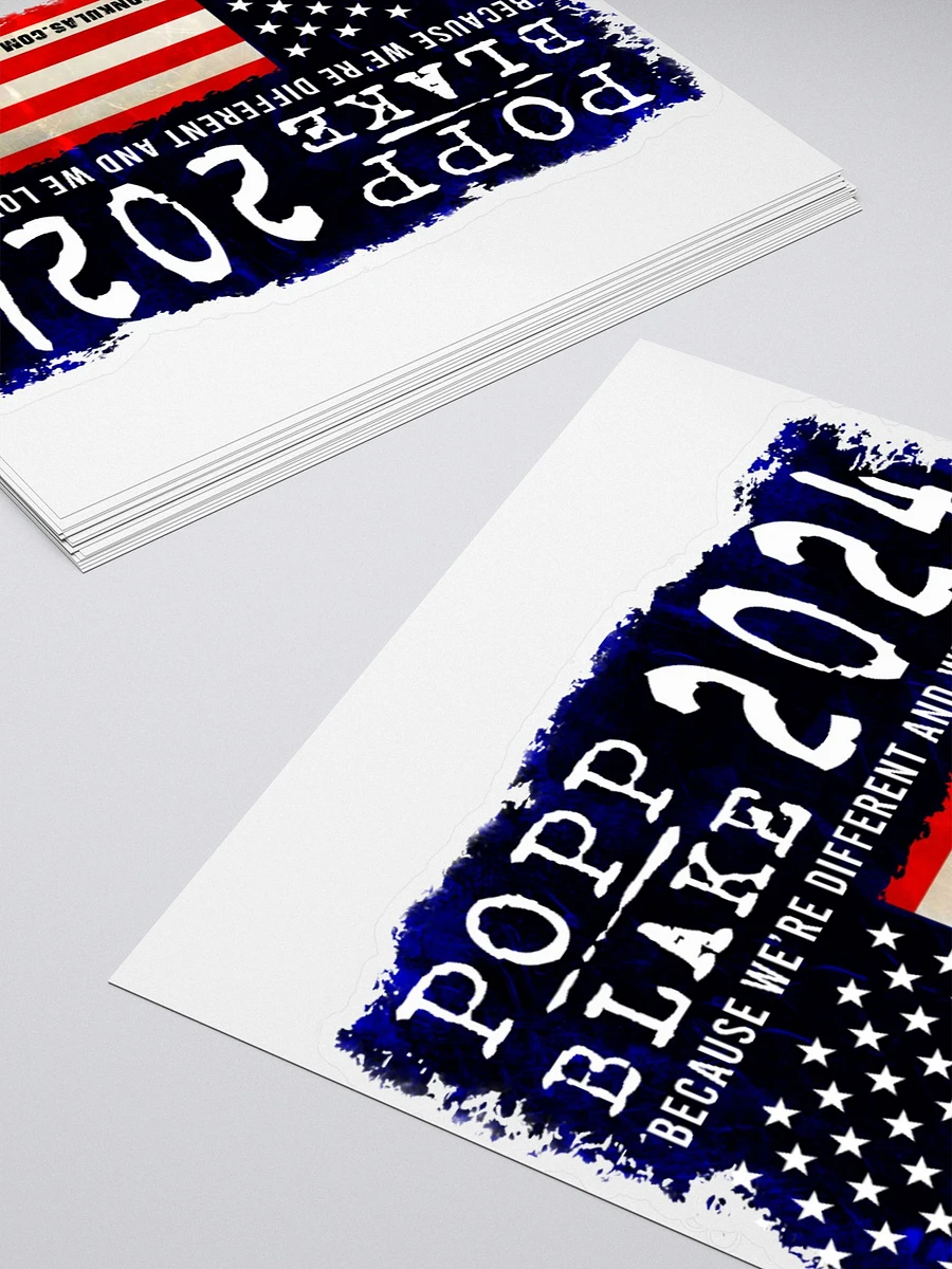 Popp for President Parody Sticker product image (11)