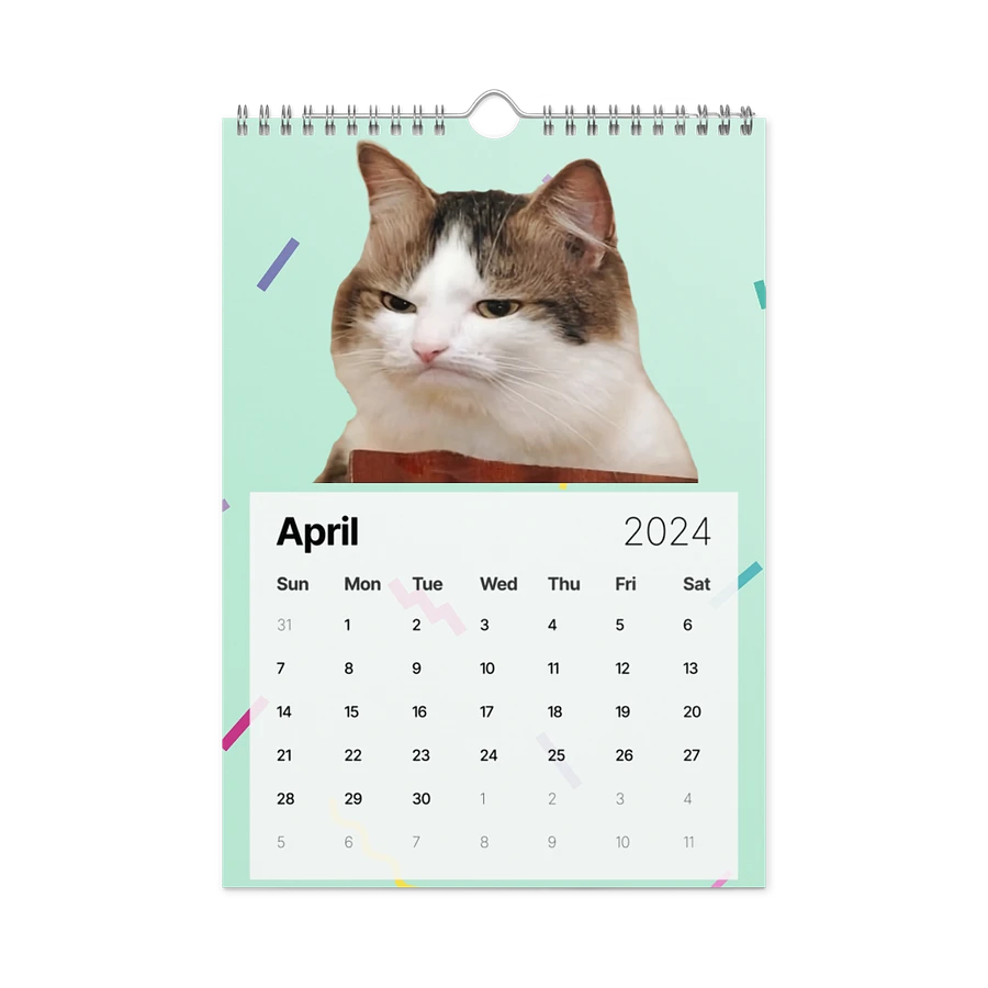 Wall Calendar (2024): Meme Cats product image (2)