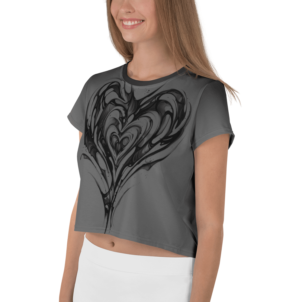 Melting heart All-Over Crop Tee product image (3)