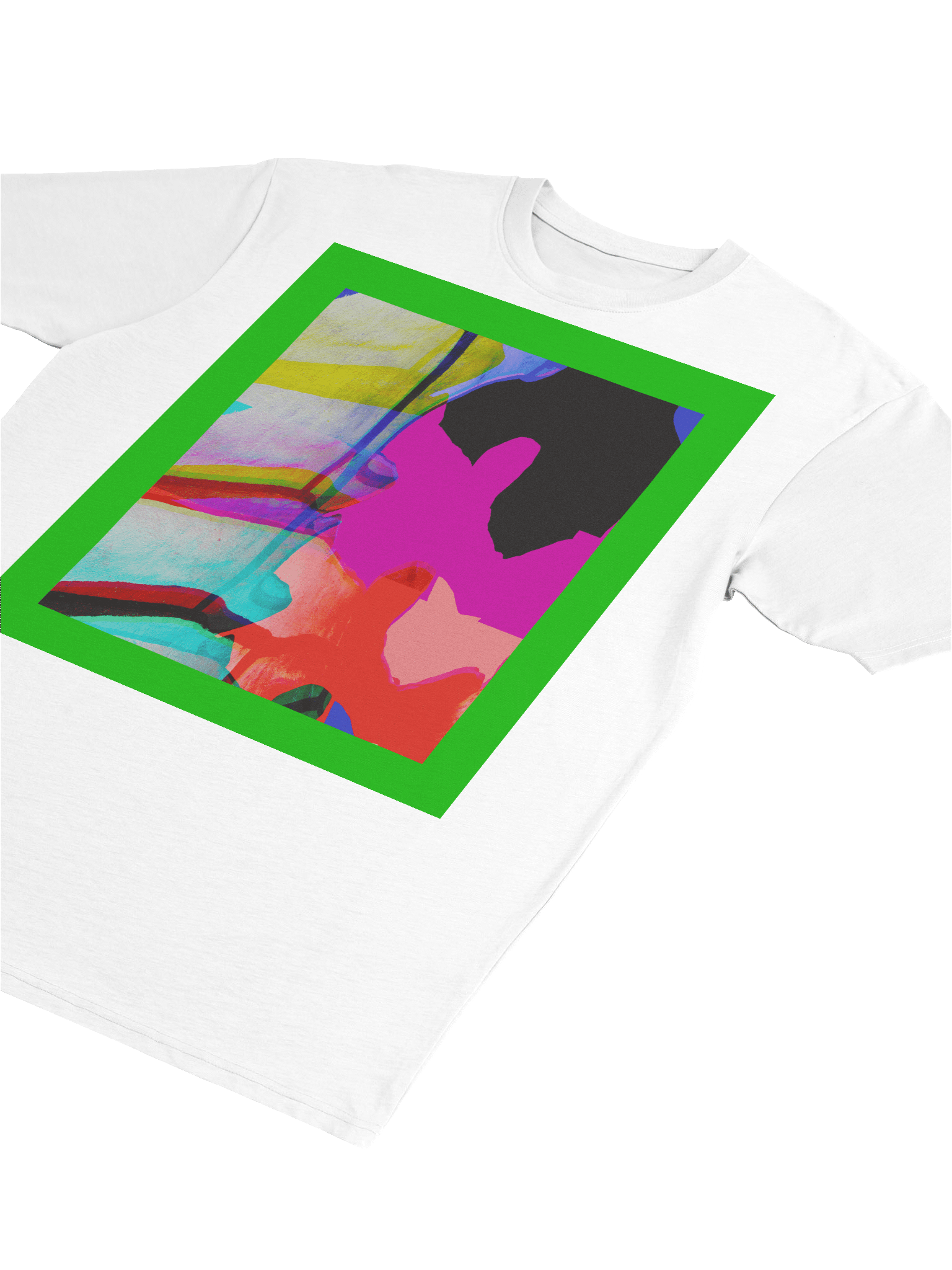 Vibrant Chaos Abstract Tee product image (2)