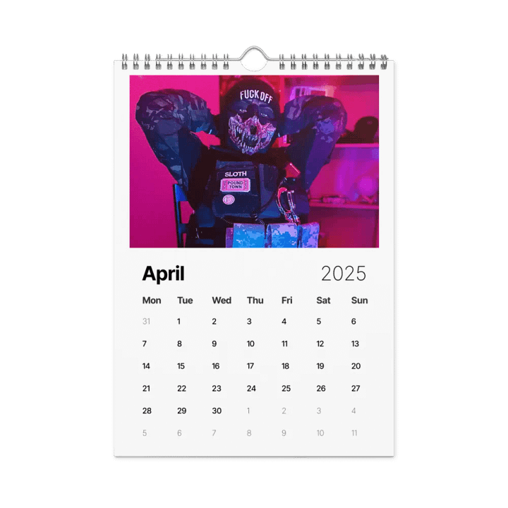 2025 Sloth Calendar product image (1)