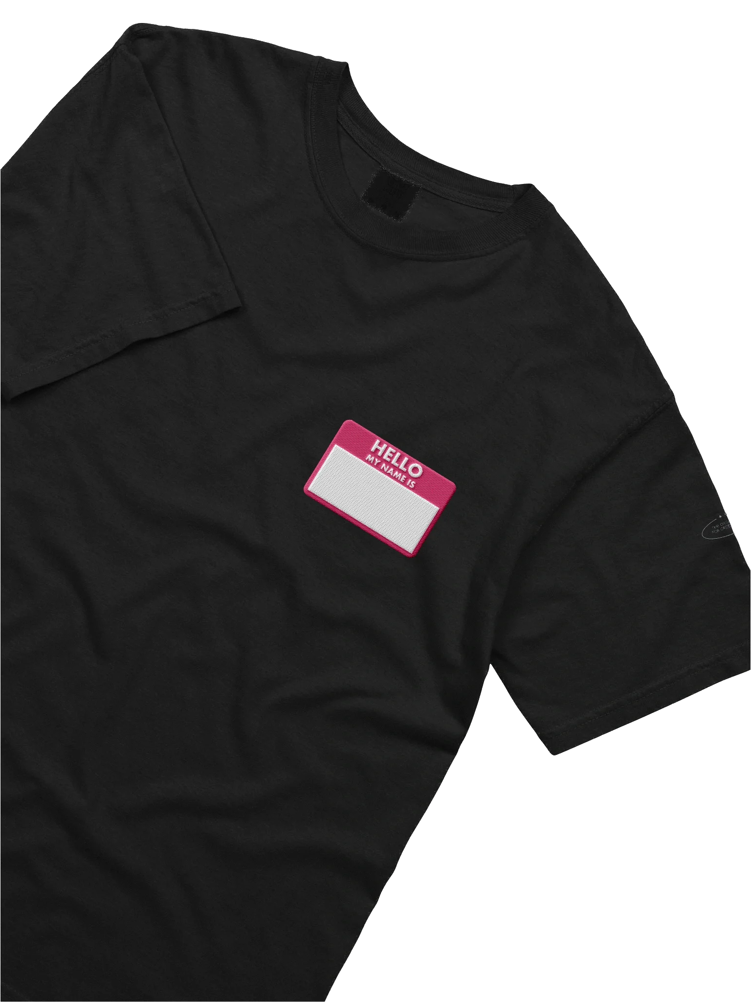 Name Tag Tee: Pink Block product image (5)