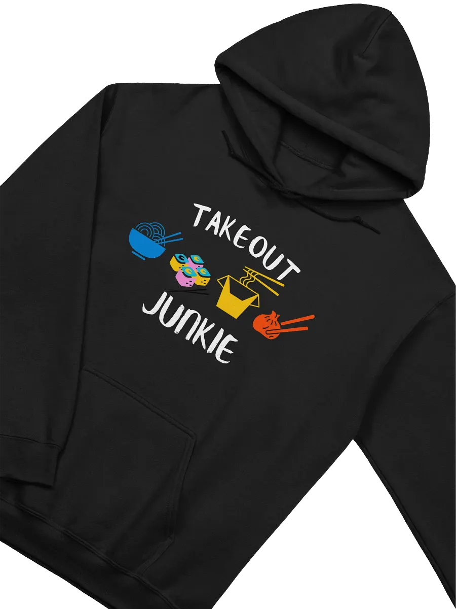 Takeout Junkie - Gildan Classic Hoodie - Dark Colors product image (2)