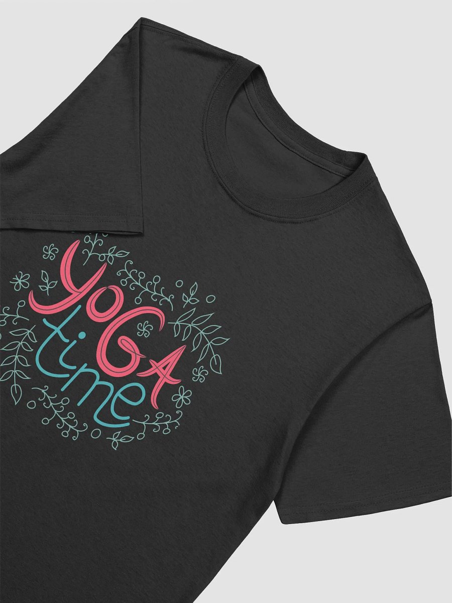 "Yoga Time Graphic Tee - Floral Design" product image (3)