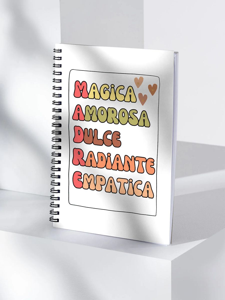 Mother’s day acrostic Boho Design notebook product image (4)