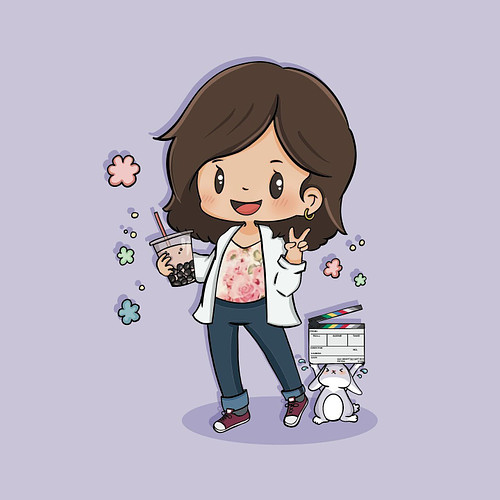 Thank you for choosing me as your illustrator for this adorable ”boba-girl” project. 🥰🎨

For those who don’t know what boba i...