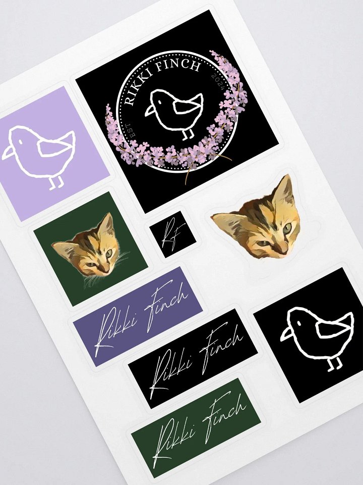 Finch and Turtle Stickers product image (1)