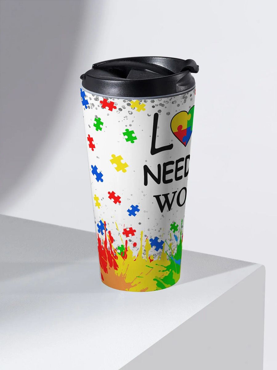 Love Puzzle Stainless Steel Travel Tumbler product image (2)