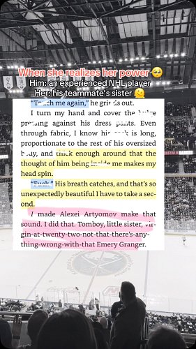 Emery is in her power era #hockeyromance #bookstagram #singledadnannyromance #thenannygoal 

🔥TROPES🔥
🏒Grumpy / sunshine
🏒Sin...