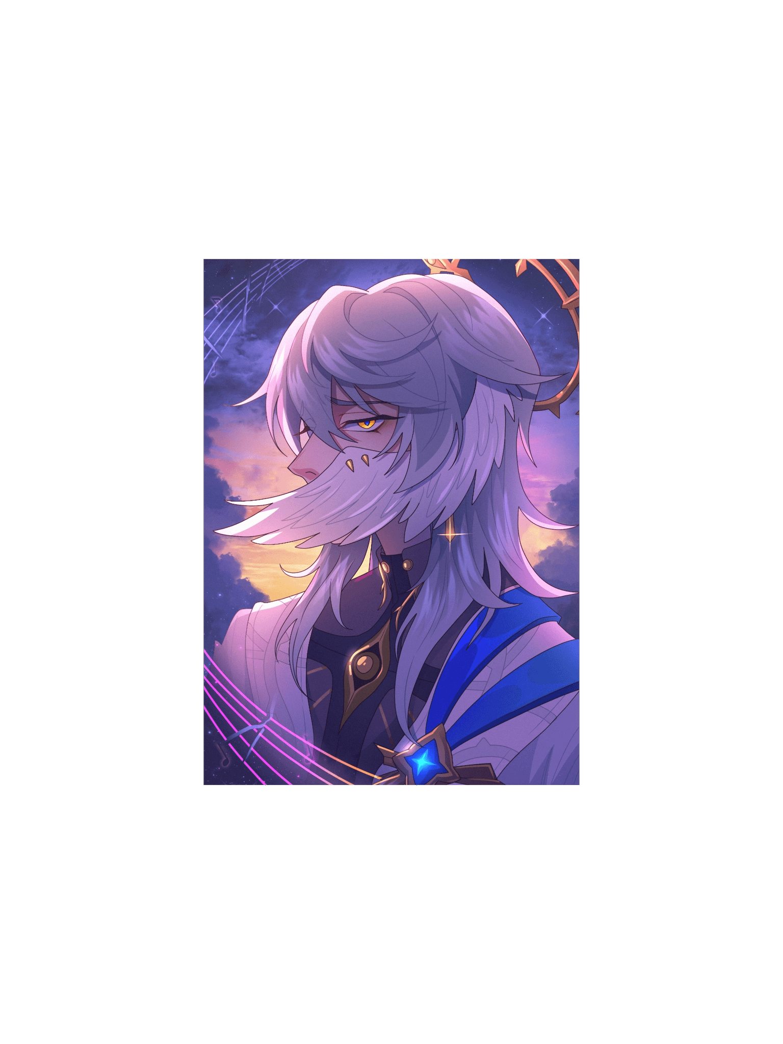Sunday Honkai Star Rail Art Print product image (3)