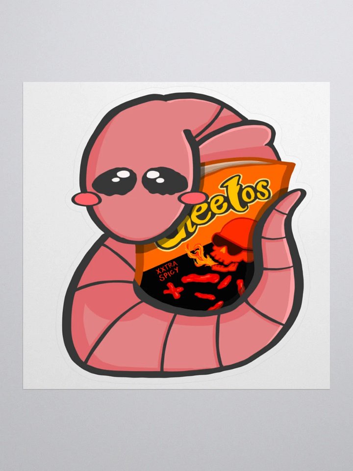 Spicy Worm Sticker product image (1)