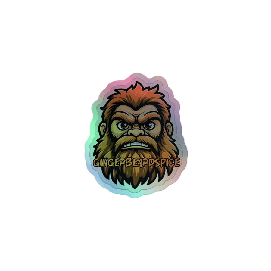 Ginger Squatch Sticker Shiny Edition product image (1)