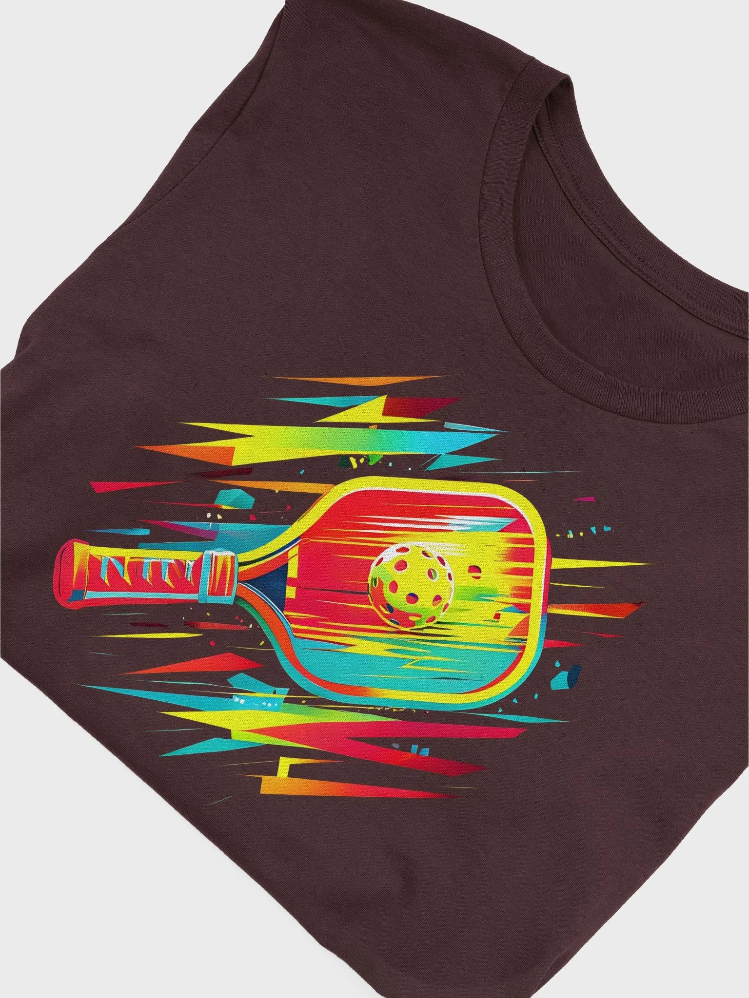 Neon Smash Pickleball Shirt – Retro Paddle & Speed Burst Design product image (3)