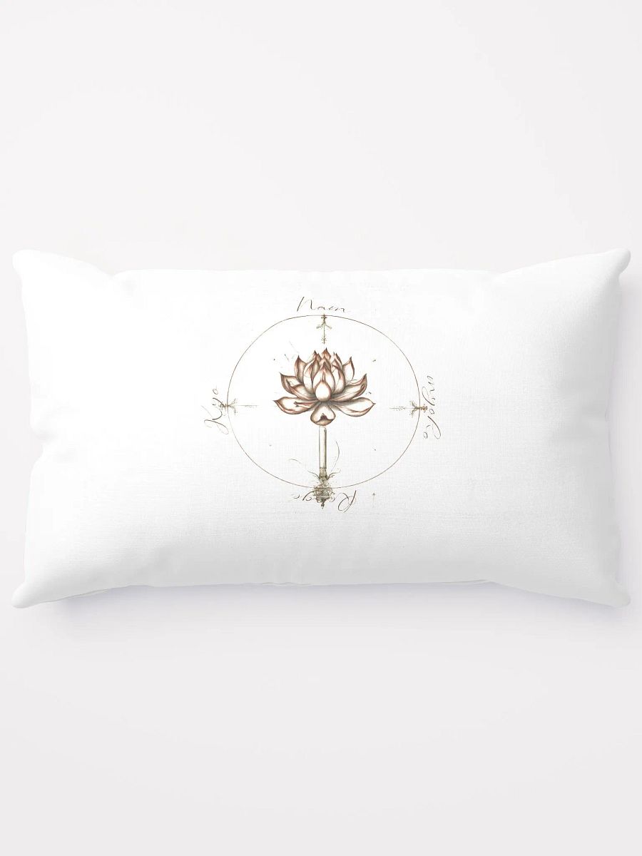 Nam Myoho Renge Kyo Lotus Throw Pillow | Buddhist Cushion product image (5)