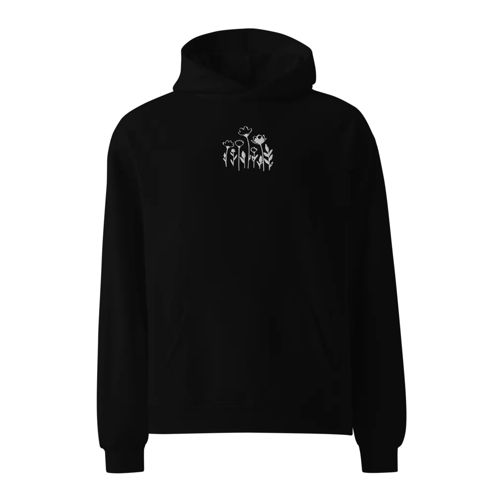 Embroidered Floral art Unisex Oversized Hoodie product image (1)