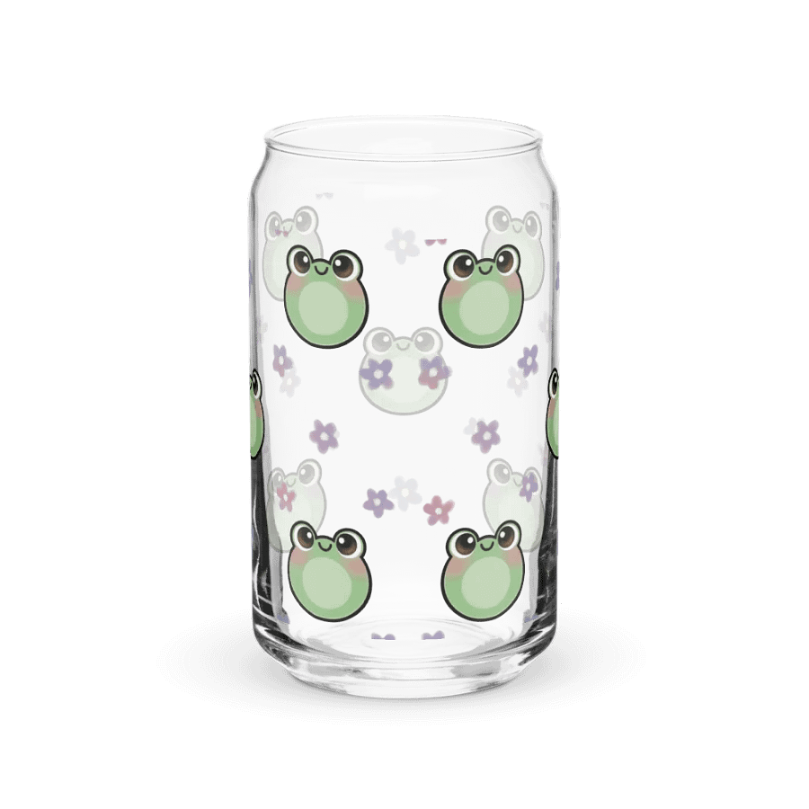 Froggy Pattern Glass Cup product image (38)