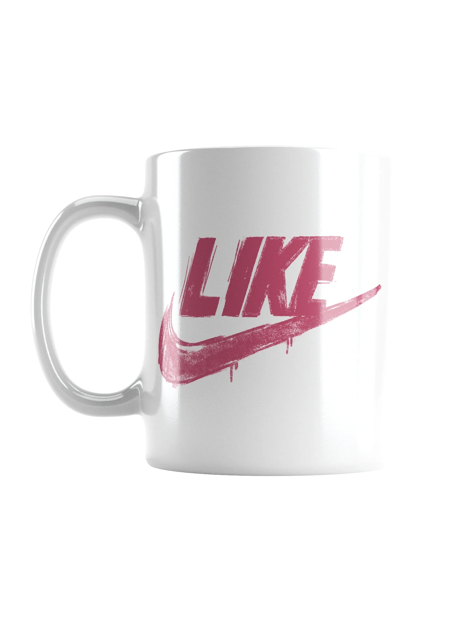 PINK/WHITE LIKE MUG product image (2)