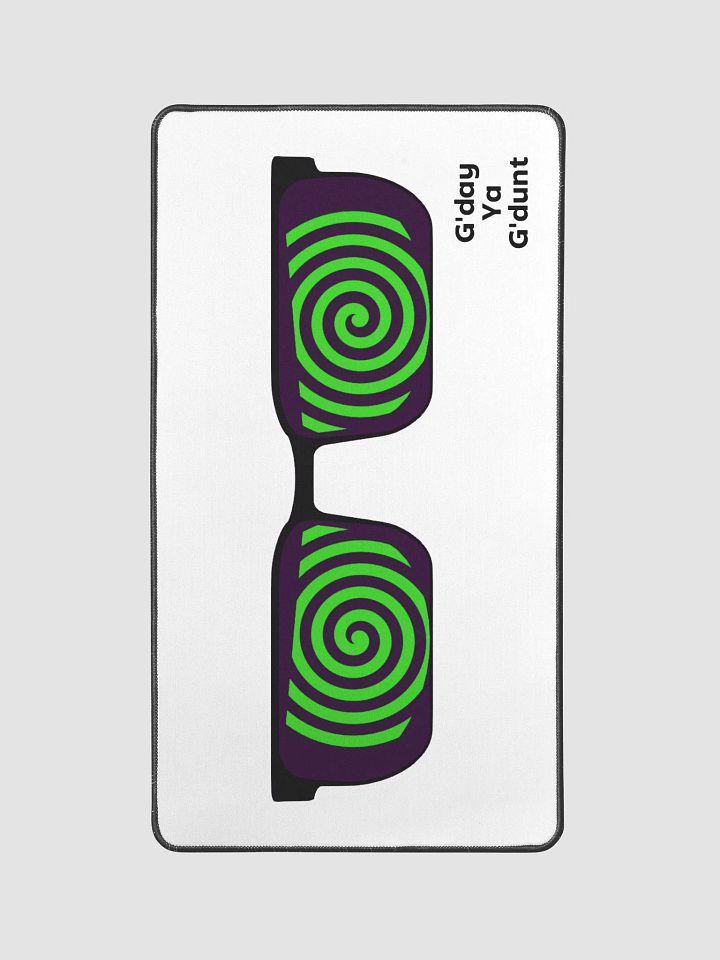 G'day Ya G'dunt - White desk mat product image (1)