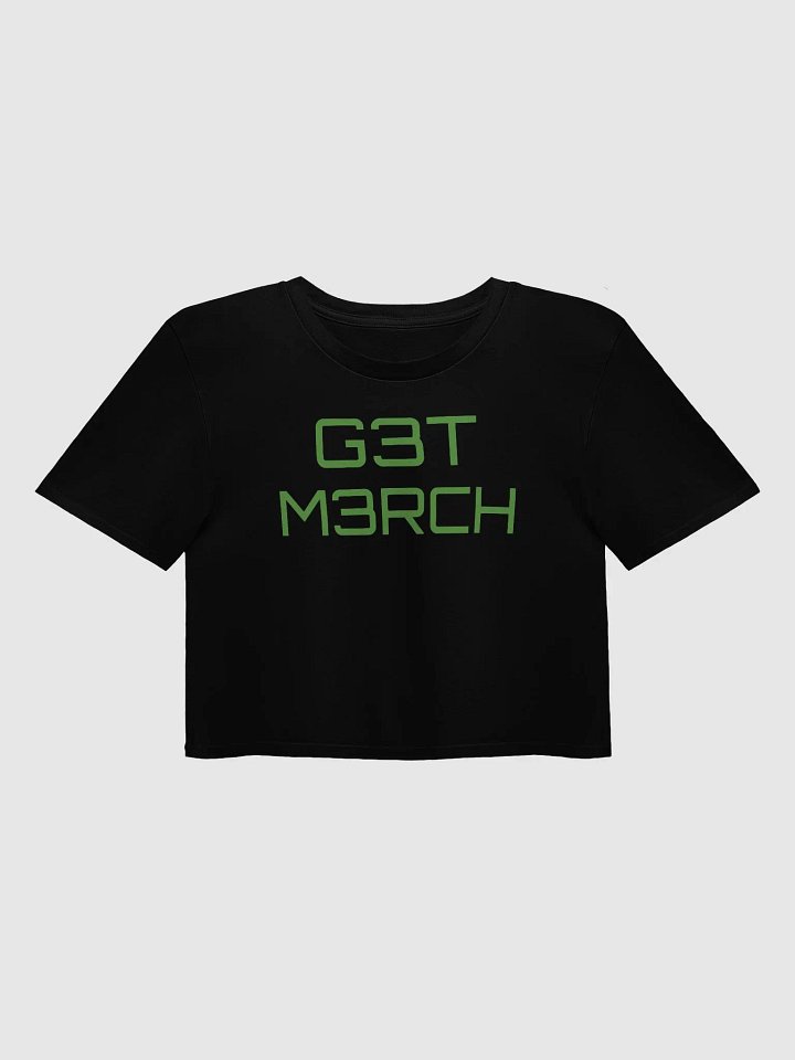 G3T M3RCH - GR CROP TOP BLK product image (1)