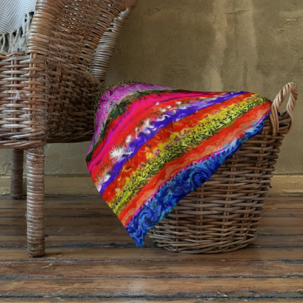 Boho colorful Stripes - Throw Blanket product image (11)
