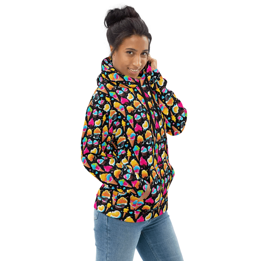 Ice Cream Pattern All Over Print Hoodie product image (2)